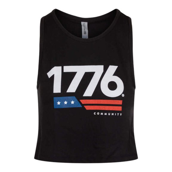1776® Women's Crop Top (Black)