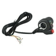 thumbnail image 3 of YAAQII for 48V Electric Bicycle Thumb Throttle Speed Control with Power Indicator Light, Waterproof Connector for E-Bike Scooter Tricycle, 1.8m Cable, 22.2mm Handlebar Compatible, 3 of 10