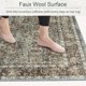 thumbnail image 3 of Alfombra RYB HOME, lavable, vintage, floral, 240 x 300 cm, color verde, 3 of 7