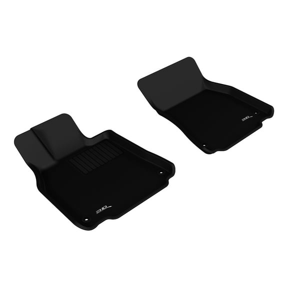 3D MAXpider Custom Fit Kagu Floor Mat (Black) Compatible with Lexus LS460/LS460L Rwd 2007-2012 - R1