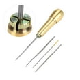 thumbnail image 4 of Shoe Repair Kit,18m Black Brown Lines Awl Thread Kit Sewing Awl Kit Innovative Solution, 4 of 14
