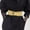 Gold, variant on Only Moment Black Women Leather Belt Elastic Band Alloy Buckle for Jeans Pants Ladies Waist Belt Casual Fashion Trend Belt for Women One Size
