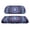 Ethnic Mandala, variant on chaqlin Fashion Golf Cart Rear Seat Replacement Covers Customized with Photo Picture, Soft Back Seat Kit for Yamaha EZGO Club Car, 2 Passengers Golf Carts Seat Covers
