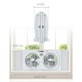 thumbnail image 6 of BLACK+DECKER BFW9M 9-In. 2-Speed Twin Window Fan with Adjustable Side Panels, White, BFW9M, 6 of 7