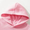 thumbnail image 5 of Gelikeya Kids Sweaters for Girls Hoodies Fashion Bowknot Printed Long Sleeve Sweatshirt Oversized Pullover Tops 3-14Y (Pink, 4-5 Years), 5 of 8