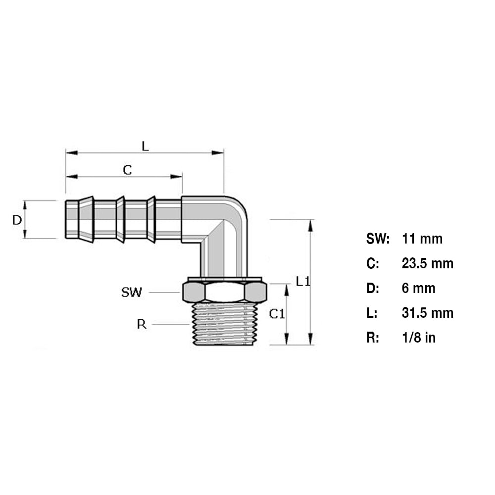 Tefen Nylon 6/6 Pipe Fitting Gray Coupling 1/4 NPT Female Pack of 10 Tefen Nylon 6/6 Pipe Fitting Gray Coupling 1/4 NPT Female Pack of 10