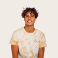 thumbnail image 3 of Dalix Ghost Embroidered Crystal Dye Short Sleeve Tee Lightweight Soft Cotton Shirt Mens in Gold M Medium, 3 of 5