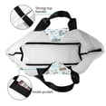 thumbnail image 4 of Balery Winter Wonderland Light Blue Bolsa Tote Estilo Estético con Cremalleras, Bolsa de Hombro, Bolsa de Compras Grande y Plegable, 4 of 8