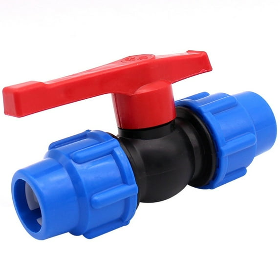Ball Valves Connector PE Tube Splitte Tap Water Quick Valve Irrigation Water Pipe 25MM