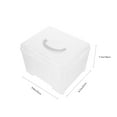 thumbnail image 2 of OULII Plastic Grid Organizer For Photos Transparent Storage Box 1 Set, 2 of 8