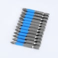 thumbnail image 1 of 12-Piece Insulated Electric Screwdriver Bit Set with Magnetic Tips, Non-Slip Grip & Lightweight Design – S2 Steel Cross-Head Bits (PH1/PH2/PH3, PZ1/PZ2/PZ3) in Sealed Bag Packaging for Precision &, 1 of 6