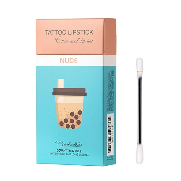 Paper Box Cotton Swab Lip Glaze Liquid Lip Moisturizing Lipstick 0