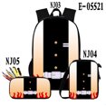 thumbnail image 4 of 3PC-3D Anime Demon Slayer: Blade Character Clothes Polyester Breathable School Bag Three-piece Set Backpack Satchel Pen Case, 4 of 5