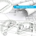 thumbnail image 3 of Redempat 10pieces Plastic Protractor 180 Exquisite Craftsmanship Scratch-proof And Tear-resistant ABS Drawing, 3 of 6