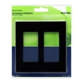 thumbnail image 3 of Placa Decorativa Leviton Plastico Negro 2 Unidades, 3 of 3