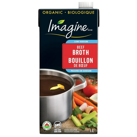 Imagine Low Sodium Organic Beef Broth, 1 L