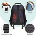 thumbnail image 4 of HUIACONG Galaxy Wolf Print School Backpack for Boys & Girls Ages 6-18 Large Capacity Water Resistant Book Bag for Elementary Middle High School Back to School Gift Daily Use Travel, 4 of 7