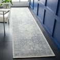 thumbnail image 2 of SAFAVIEH Restoration Vintage Caelestinus Geometric Runner Rug, Ivory/Blue, 2'3" x 9', 2 of 8