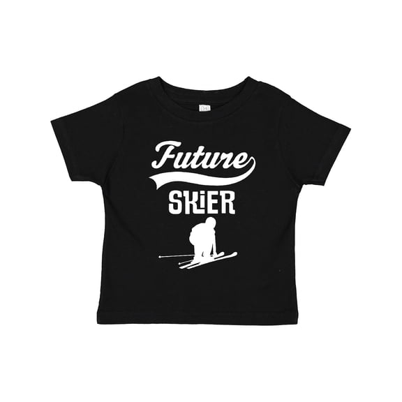 Inktastic Future Skier Childs Skiing Boys or Girls Toddler T-Shirt