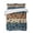 Navy Blue, variant on Quilts King Size, Navy Blue Paws Soft Comforter Bedding Set for Bed, Farmhouse Vintage Modern Blue Brown Wood Lightweight Quilted Bedspread with Pillow Cover(2 Pieces) for All Season, 96x106 Inch
