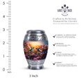 thumbnail image 2 of American Eagle Soaring With Patriotism - Set Of 4 - 3 Inch Urn, Drop Keepsake Urns, White Urn, Urns For Cremation Ashes Mother|Father, Memorial Urn, Decorative Urns, Cremation Keepsakes For Ashes, 2 of 5