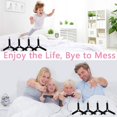 thumbnail image 4 of Bed Sheet Fasteners, Triangle Sheet Straps Mattress Clips, 3 Way Fitted Bed Corner Holder Sheet Suspenders Grippers For Bedding Sheets, Mattress Cover, 4 of 5