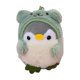 thumbnail image 1 of Cute Penguin Keychains Mini Cute Stuffed Penguin in Bear Costume Dressed Plush Toys Keychain for Boys Girls Green, 1 of 4