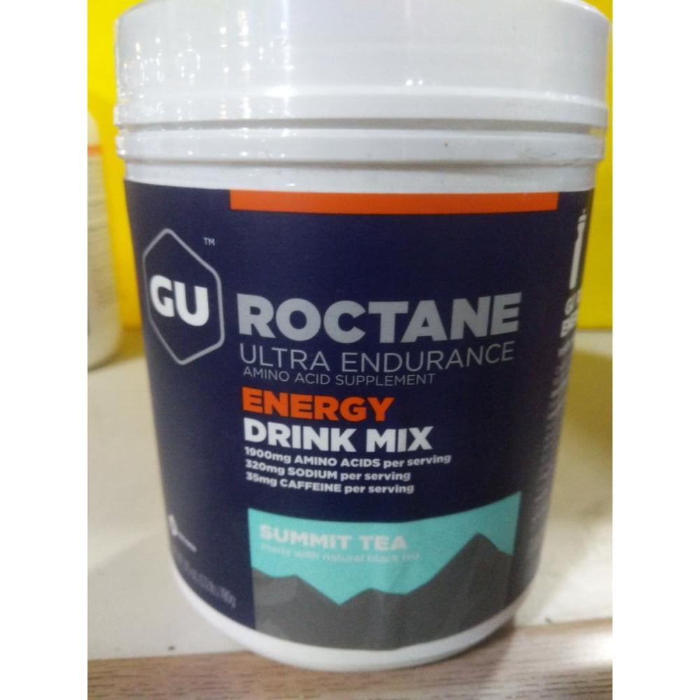 GU Energy Roctane Ultra Endurance Energy Drink Mix, 1.72Pound Canister, Summit Tea Walmart