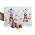 thumbnail image 3 of Happy 4th of July Patriotic Cocker Spaniel Marching Band Uniform Balloons Fireworks Travel Passport Wallet Cockers Dog Lover Gifts PU Leather Passport Holder Cover - 13009, 3 of 5