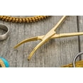 thumbnail image 5 of SE Gold Colored 5" Self-Locking Curved Forceps - 653GFC, 5 of 6