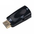 thumbnail image 2 of Adaptador VGA macho a hembra de alta claridad 1080P compatible con SUSUchens, convertidor de cable de audio para PC y portátil, color negro, 2 of 8