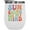 White, variant on Sunshine on My Mind, Summer Themed Quote, Groovy Retro Wavy Text Merch Gift, Stainless Steel 12oz Wine Tumbler