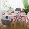 thumbnail image 6 of Coolnut Independence Day Rectangle Tablecloth Spill-Proof Polyester Table Cloth Table Cover for Kitchen Dining Picnic Holiday Party Decoration,60"x90", 6 of 7
