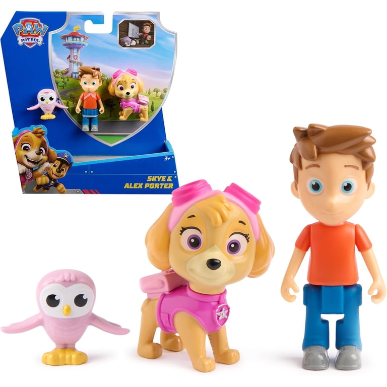 PAW Patrol フィギュアとミニカーセット Paw Patrol Skye & Alex Porter Figure Pack with Lil Hootie Toy
