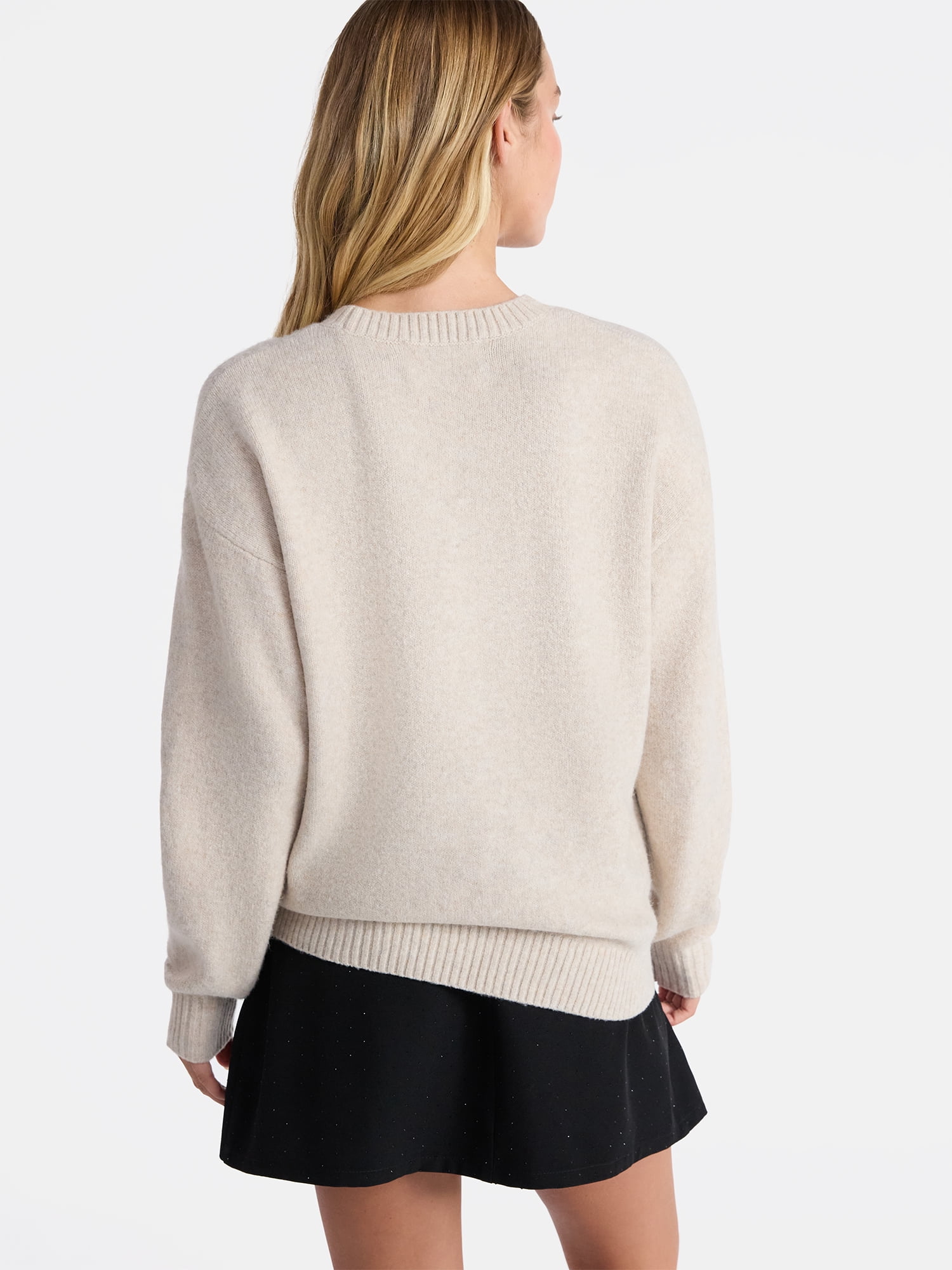 No Boundaries Fashion Icon Sweater, Midweight, Women's