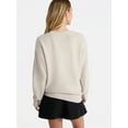 thumbnail image 3 of No Boundaries Fashion Icon Sweater, Midweight, Women's, 3 of 5