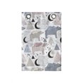 thumbnail image 1 of Nature Hanging Pocket Organizer, Polar Bear Mom and Creative with Pyramids Moon Dots Playful, Printed Polyester Storage Bag with Pockets, 14" x 20", Multicolor, 1 of 2