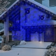 Christmas Lightshow Projection Icy Blue Spotlight Holiday Lighting (Icy Blue), 10 in None
