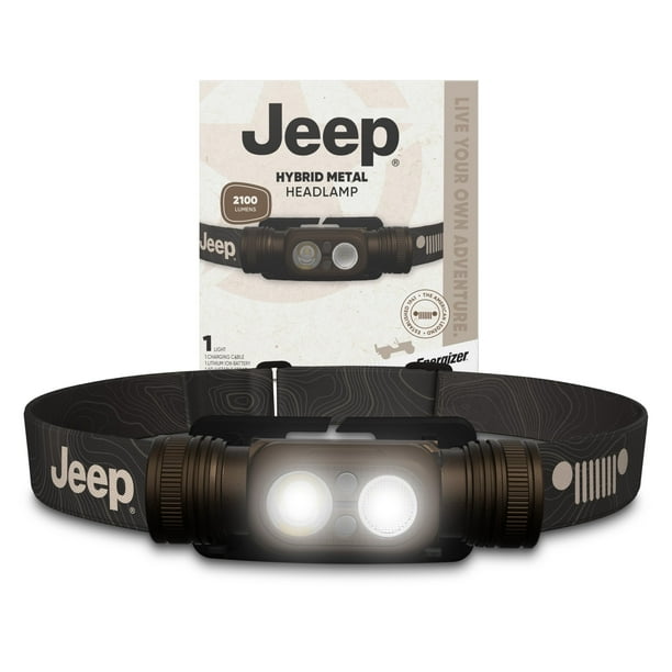 Linterna frontal Energizer Jeep HM-2000 Recargable Híbrida IPX4