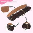 thumbnail image 2 of Leather dog collar adjustable durable pet dog collar, 2 of 4