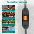 thumbnail image 7 of FIRMERST 1875W Outdoor Extension Cord with Waterproof Switch 6 Feet,2 Pack, 7 of 7
