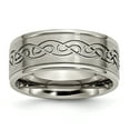 thumbnail image 1 of Titanium 9mm Ring Wedding Man Designed  For Dad Mens  For Him, 1 of 10