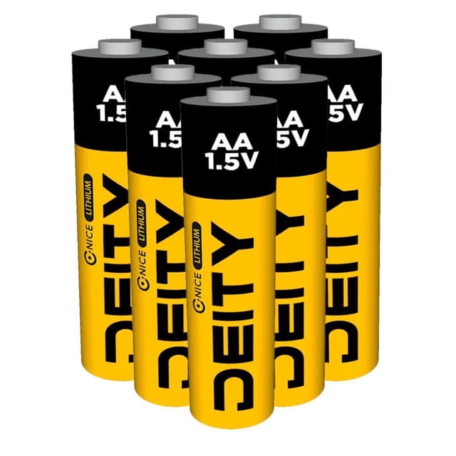 Baterías AA Deity Micrófonos de litio 1,5 V 3000 mAh, paquete de 8