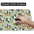 thumbnail image 3 of Panda Desk Mat for Desktop,Extended Gaming Cute Pandas Mouse Pad,Non-Slip Rubber Base Mousepad with Stitched Edges for Office Home Desk Decor,31.5X15.7 Inch, 3 of 6