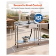 thumbnail image 2 of Stainless Steel Utility Sink - 39.4" Single Bowl Free Standing Sink with Faucet, NSF Certified, for Garage, Laundry, Restaurant, 2 of 9
