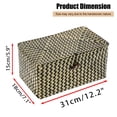thumbnail image 3 of Wicker Shelf Baskets With Lid Handwoven Seagrass Storage Bins Rectangular Organizer Boxes For Wardrobe Home Shelf, 3 of 9