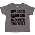 thumbnail image 3 of Inktastic My Dad's Beard is Cooler Than Yours Boys Toddler T-Shirt, 3 of 5