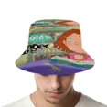 thumbnail image 4 of Contado por Ginger Sombrero bucket para adultos, gorra de protección solar, sombrero de pescador plegable para viajes al aire libre, pesca y actividades de verano, 4 of 6