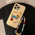 thumbnail image 4 of Glutinous Rice Shell, Milk Yellow Embroidered Dog + Bracelet Mobile Phone Case for Apple Iphone 12/13/14/15/16 Pro Max, 4 of 5