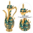 thumbnail image 3 of Vintage European Coffee Pot Set with 6 Cups, Teapot Tea Service Set, Zinc Alloy, Decoration, Perfect Gift, 3 of 7